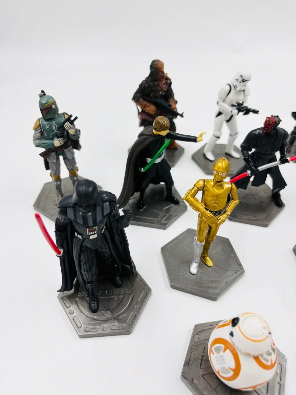 Disney Parks Star Wars Mega Mini Figurine Figures Collectible Lot Bundle Set